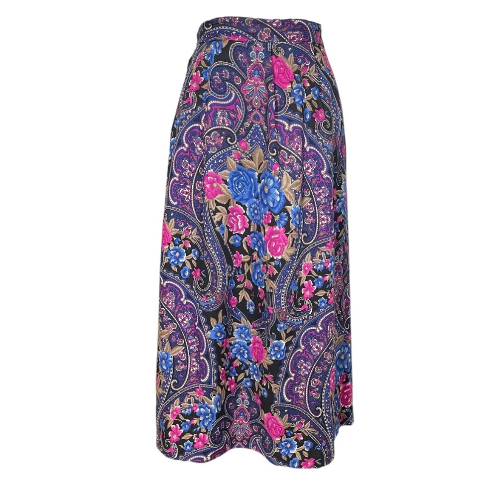 Floral Paisley Plus Size Skirt